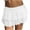 White, variant on ZZwxWA Lace Mini Skirt Womens Ruffle Layered Low Waist Pleated Short Skirt Flowy Lace Mini Skirt Party Streetwear
