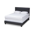 thumbnail image 1 of Baxton Studio Ansa King Size Dark Gray Fabric Upholstered Bed, 1 of 10
