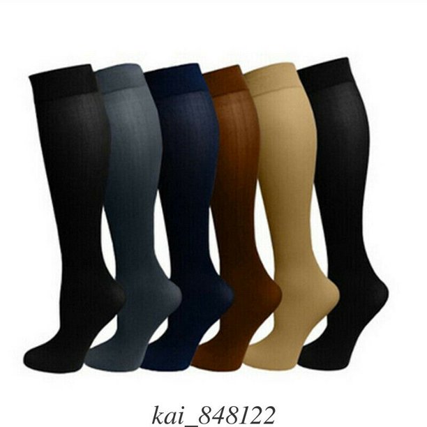Meihuida Details about Compression Leg Sleeve Socks Stockings Graduated Support Mens Womens (S