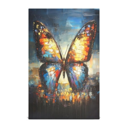 

Kitchen Towel 28x18 Inches x6，Plate Towel Decorative Towel Napkin Tea Towel Tea Towels For Kitchen Dish Cloths & Dish Towels Cartoon Big Butterfly Picture