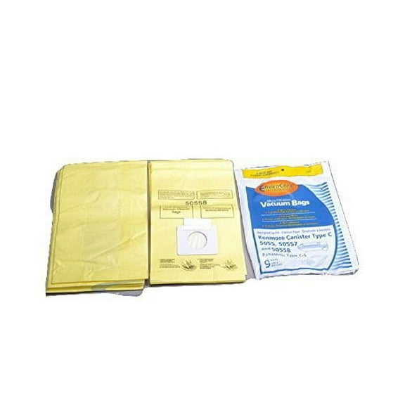 Compatible with Kenmore 5055 Canister Style C-5 Microlined Paper Bags 9 PK # 137-9