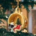 thumbnail image 2 of Adorno colgante de perro de Navidad/Ornamento colgante interior del coche/Ornamento de de Navidad/Ornamento colgante de acrílico, vacaciones Estilo B, 2 of 8