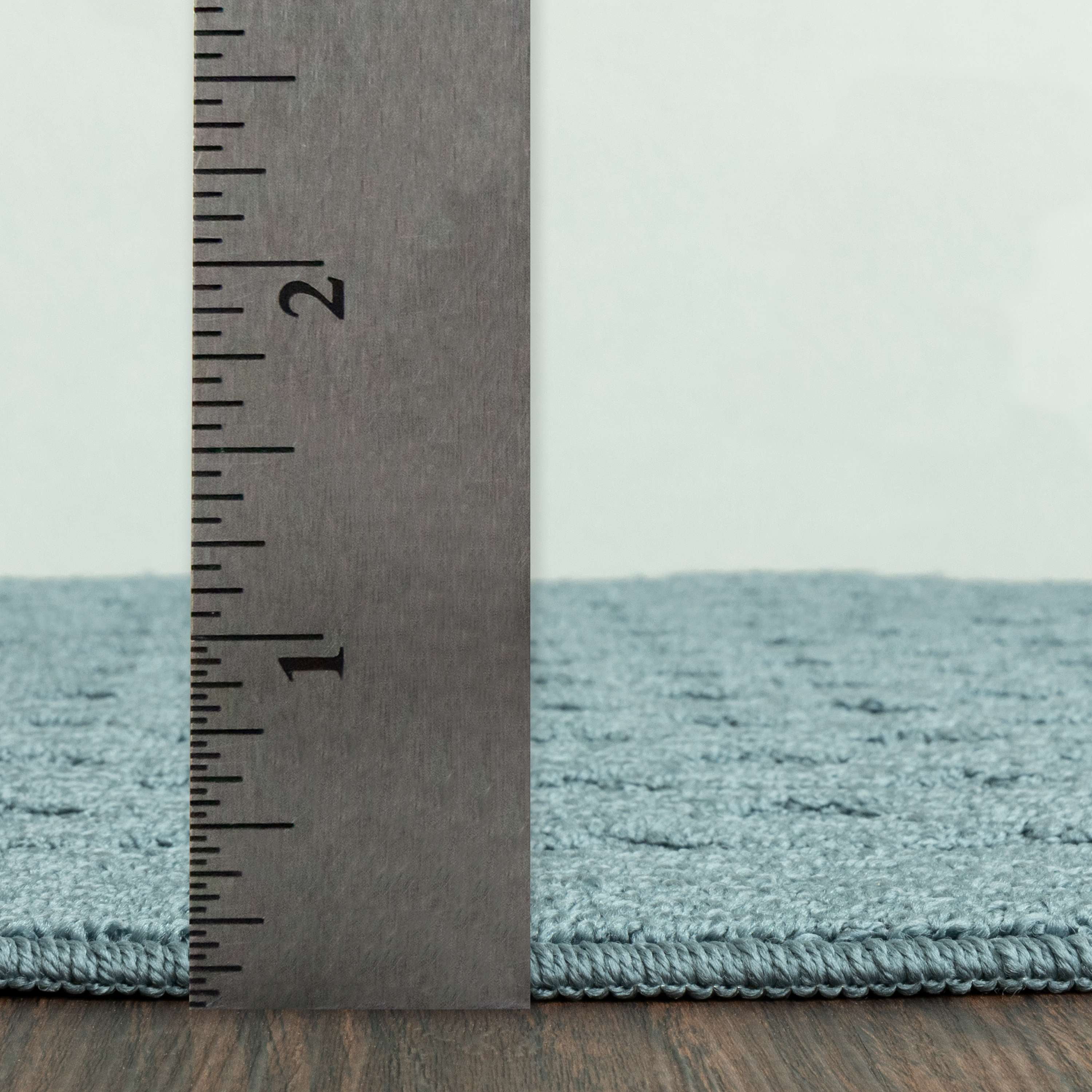 Mainstays Dylan Solid Diamond Olefin Blue Indoor Area Rug, 5' x 7'
