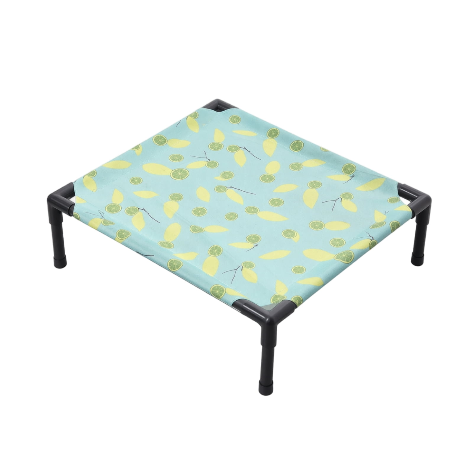 Elevated Dog Bed Pet cot for Small Dogs, Indoor and Outdoor Use | Alpaca Print,Indoor and Outdoor ，Breathable Fabric，Stainless Steel Frame, Anti-Slip Feet
