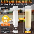 thumbnail image 2 of Botellas exprimibles para condimentos BURIUS de 473 ml, set de 6, 2 of 9