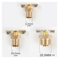thumbnail image 3 of NPT 1/4" 3/8" 1/2" Solid Compressor Air Tank Port Fittings Drain Valve ,Durable Materia, 3 of 6
