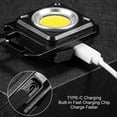 thumbnail image 4 of Julam Mini Keychain Flashlights Rechargeable Small LED Flashlight Flashlight with Fancy Keychain with Folding Bracket Magnet and Bottle Opener Used for Work Fishing Walking Camping custody, 4 of 19