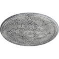 thumbnail image 3 of 40 5/8"OD x 1 3/4"P Milton Ceiling Medallion (Fits Canopies up to 7 7/8"), Hand-Painted Ultra Pure White Crackle, 3 of 6