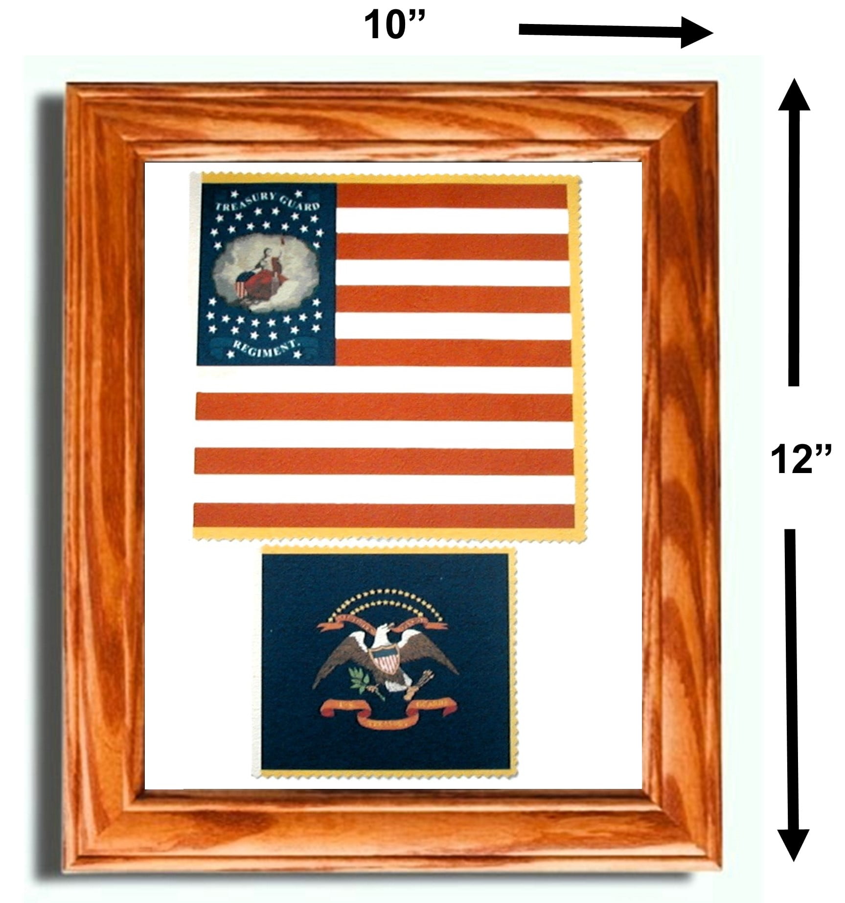 34 star American Civil War Flag Set. Abraham Lincoln Assassination Flags. Patriotic Wall Decor, Wall Art.