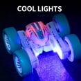 thumbnail image 4 of Voiture Acrobatique RC LED Télécommandée pour Garçons Filles 4WD 2.4GHz Double Face Rotation 360 Degrés Voiture RC Extérieur Intérieur Jouet de Danse pour Enfants, 4 of 8