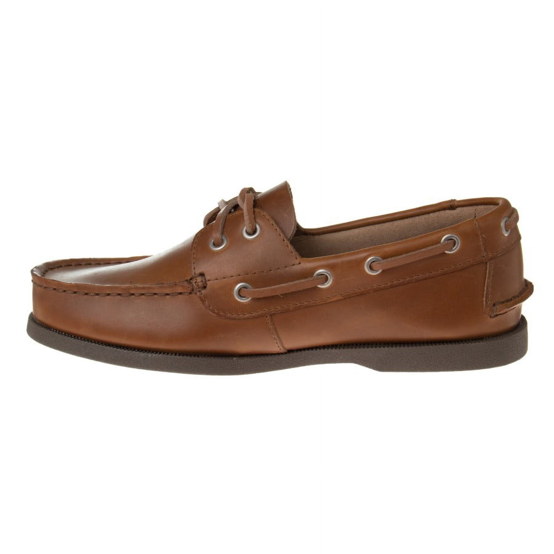 Sail Men'S Premium Medium Width Boat Shoes, Tan, 9.5