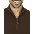 thumbnail image 2 of George Men's and Big Men's Jersey Quarter Zip Sweater, 2 of 3
