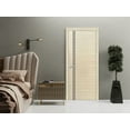 thumbnail image 3 of Modern Wood Interior Door with Hardware | Planum 0016 Natural Veneer | Single Panel Frame Trims | Bathroom Bedroom Sturdy Doors-28" x 96", 3 of 6