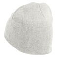 thumbnail image 2 of Big Apple New York Embroidered 8 inch Acrylic Short Blank Beanie - White OSFM, 2 of 5