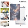 thumbnail image 6 of Yayeee 2 Pack Hand Towels for Bathroom 100% Cotton 16" x 28" Soft Absorbent Kitchen Towel, Ethereal Mountain, 6 of 7