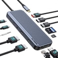 thumbnail image 1 of Estación de acoplamiento MoKin USB C 8K para monitor único 4K triple, 1 of 6