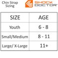 thumbnail image 2 of Shock Doctor Ultra Carbon Chin Strap- L/XL - Black/Black, 2 of 2