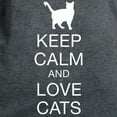 thumbnail image 3 of CafePress - Keep Calm And Love Cats Women's Classic T Shirt - Women's Traditional Fit Dark T-Shirt, 3 of 4