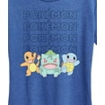 thumbnail image 3 of Pokémon - Starter Trio Pastel   - Women's Short Sleeve Graphic T-Shirt, 3 of 5