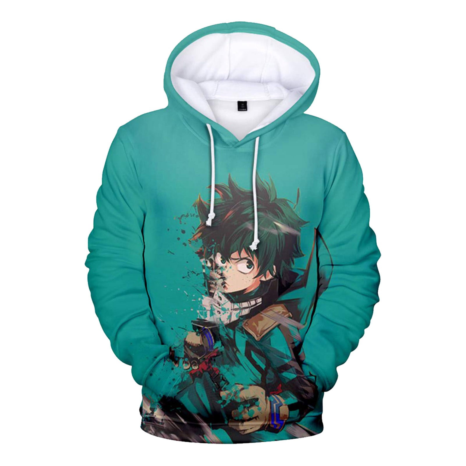 New My Hero Academia 3D Sweater Hoodie Sweatshirt Anime Pullover Hooded Coat