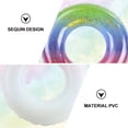 thumbnail image 2 of CIMAXIC Swim Ring 1pc Summer Rainbow Swimming Ring Pool River Beach PVC Inflatable Swim Ring,31.5"X31.5"X3.94", 2 of 5