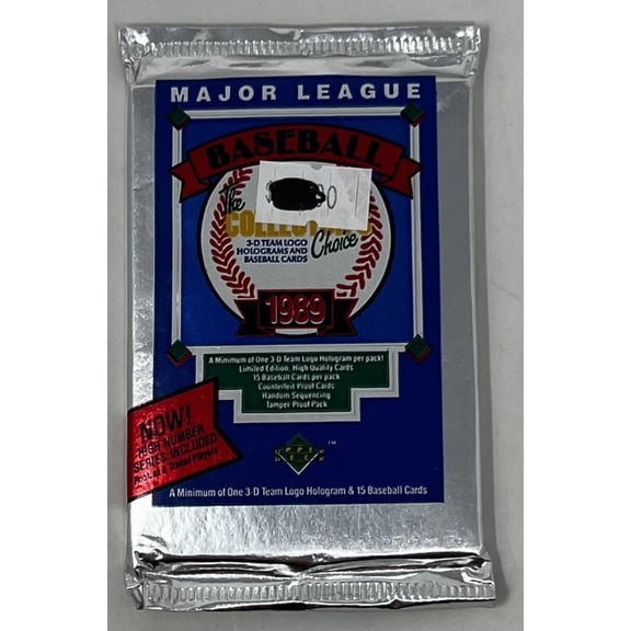 1989 Upper Deck Collectors Choice High Series Baseball Pack