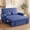 Blue01, variant on Vinform Sleeper Sofa Bed, 3 in 1 Convertible Loveseat with Phone & Cup Colder for Small Space, Dark Gray