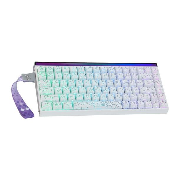 Teclado magnético para juegos MechLands Aula Hero84 HE con cable, 75% RGB