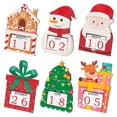 thumbnail image 4 of Christmas Calendar Wood Design Festival Table Decoration Countdown Calendar with Numbered Days, 4 of 9