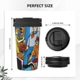 thumbnail image 4 of Lsque Scooby-Doo Pattern Travel Coffee Mug 16oz: Insulated Coffee Cup with Leakproof Lid, Coffee Tumbler, Reusable Coffee Cups with Seal Lid, 4 of 8