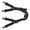 Black, variant on Fairnull Y-shaped Adjustable Buckle Removable Hat Chin Strap Safety Helmet Chin Strap with Chin Cup Helmet Accessory
