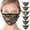 Army Camouflage (6 Counts), variant on 6 Packs of Camouflage Print Fashion Washable Adults Unisex One Size Face Covering Mask - Army Camouflage (6 Packs)