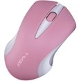 thumbnail image 1 of Q2 Ergonomic 3 Keys 1600DPI 2.4GHz Wireless Mouse Office Mice for PC Laptop Pink, 1 of 8