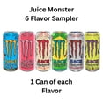 thumbnail image 2 of Monster Juice Energy Drink 6‑Flavor Variety Pack, 16 fl oz Cans (6 Count), 2 of 44