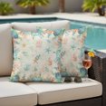 thumbnail image 2 of Outdoor Pillow Covers 18x18 Set of 2, Beach Coastal Waterproof Patio Throw Pillow Covers for Couch Sofa Chair, Summer Coral Starfish Nautical Ocean Vintage Decorative Pillowcases for Throw Pillows, 2 of 9