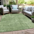 thumbnail image 6 of Addison Rugs Chantille Indoor/Outdoor Transitional Geometric Green Washable Rectangle Rug, 5' x 7'6", 6 of 6