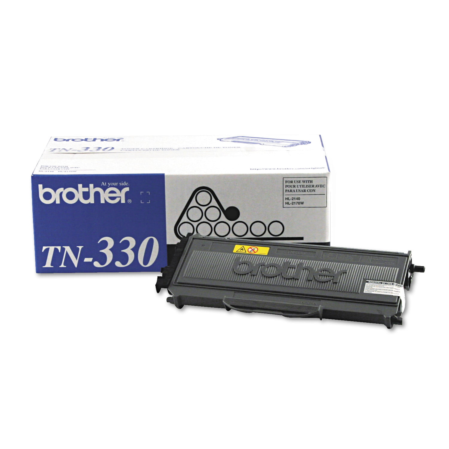 Brother Genuine Standard Yield Toner Cartridge, TN330, Replacement Black, 1,500 Page Yield
