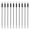 thumbnail image 1 of Cable de audio Fancasee, paquete de 10 unidades, 3,5 mm, 1/8 TRS macho a Bare Wire, 1 of 4
