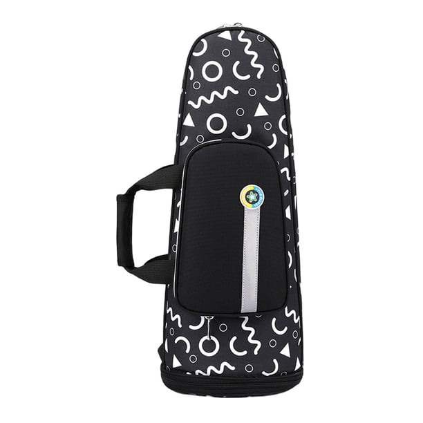 Qarigey Bolsa Suona, bolsas de transporte con patrón de dibujos animados profesionales, bolsa impermeable de tela Oxford, para llevar Mochilas Negro