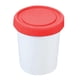 thumbnail image 4 of Contenedor para helado, vaso de pinta, postre, congelador, almacenamiento de alimentos, tina para hielo rojo, 4 of 9