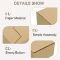 thumbnail image 3 of Uxcell Gift Boxes with Lids, 25Pcs 2.36x2.36x2.36 inch Paper Boxes Kraft Light Brown, 3 of 7