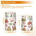 thumbnail image 6 of Yayeee Flameless Candles with Remote Flickering Battery Operated Multi Color Changing, Brown Nordic Christmas House, 6 of 7