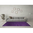 thumbnail image 3 of Ahgly Company Indoor Square Abstract Purple Contemporary Area Rugs, 5' Square, 3 of 4