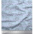 thumbnail image 1 of Soimoi Polyester Crepe Fabric Bicycle Transport Print Fabric by Yard 42 Inch Wide, 1 of 2