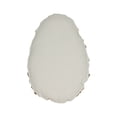thumbnail image 2 of VHC Brands Spring In Bloom Egg Pillow 10x7, Cotton Pillow With Polyester Pillow Fill, Decorative Throw Pillow, Spring In Bloom Collection, Oval 10x7, Antique White, 2 of 3