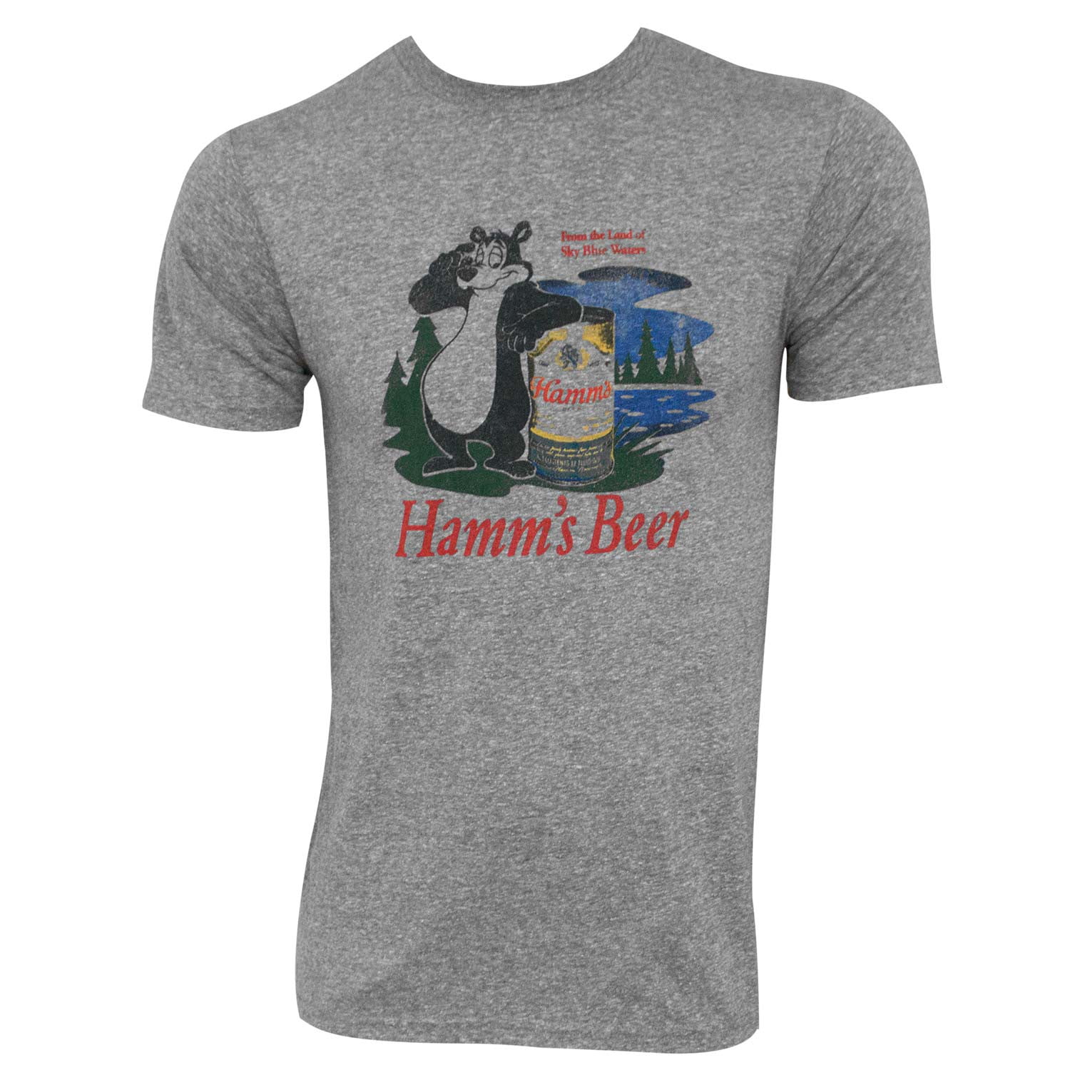 Hamm S Hamm S Bear Logo Heather Grey Premium Retro Brand Men S T Shirt 2xlarge Walmart Com Walmart Com