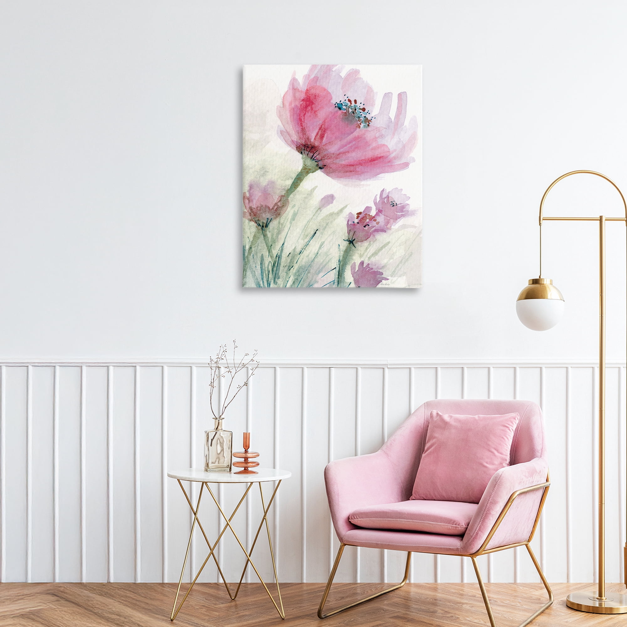 Stupell Industries Pink Flower & Speckled Stamen Canvas Wall Art, design by Patti Bishop