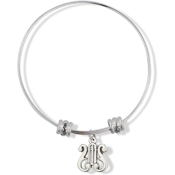 EPJ Harp Goddess Musical Instrument Fancy Charm Bangle (alloy, ConsumerAudience)