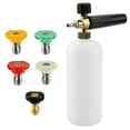 thumbnail image 1 of Snow Foam Lance Auto Pressure Washer Jet Quick Release Foam Sprayer with 1/4'' Inch Quick Connector & 5 Washer Nozzle Tips, 1 of 7