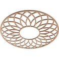 thumbnail image 2 of 26"OD x 8 7/8"ID x 3/8"T Cannes Wood Fretwork Pierced Ceiling Medallion, Cherry, 2 of 3